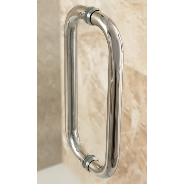 ANZZI SD-AZ02A-L Regent Single Sliding Bathroom Shower Door With Handle