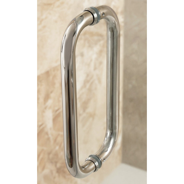 ANZZI SD-AZ02A-R Regent Clear Glass Framed Shower Door With Handle