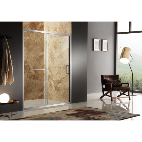 ANZZI SD-AZ02B-L Regent Framed Sliding Shower Door With Left Side Door
