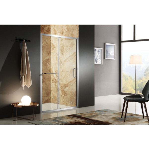 ANZZI SD-AZ02B-L Regent Framed Sliding Shower Door With Left Side Door