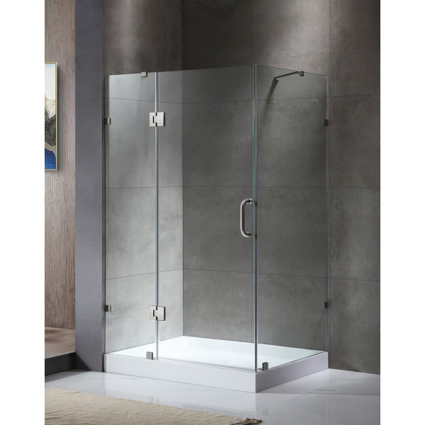ANZZI SD-AZ03-01 Archon Series Frameless Hinged Reversible Shower Door