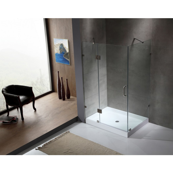 ANZZI SD-AZ03-01 Archon Series Frameless Hinged Reversible Shower Door