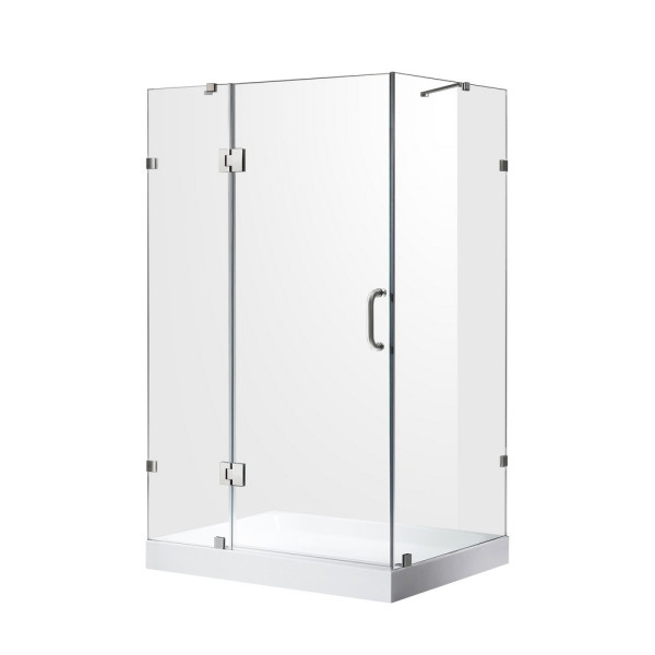 ANZZI SD-AZ03-01 Archon Series Frameless Hinged Reversible Shower Door