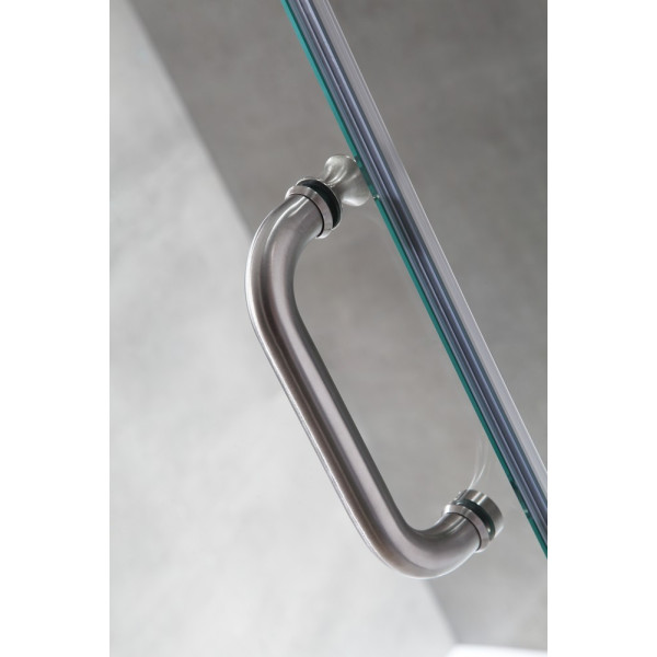 ANZZI SD-AZ03-01 Archon Series Frameless Hinged Reversible Shower Door