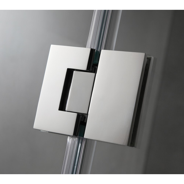 ANZZI SD-AZ03-01 Archon Series Frameless Hinged Reversible Shower Door