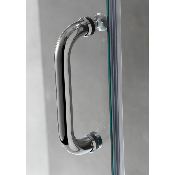 ANZZI SD-AZ03-01 Archon Series Frameless Hinged Reversible Shower Door