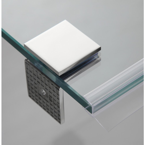 ANZZI SD-AZ03-01 Archon Series Frameless Hinged Reversible Shower Door