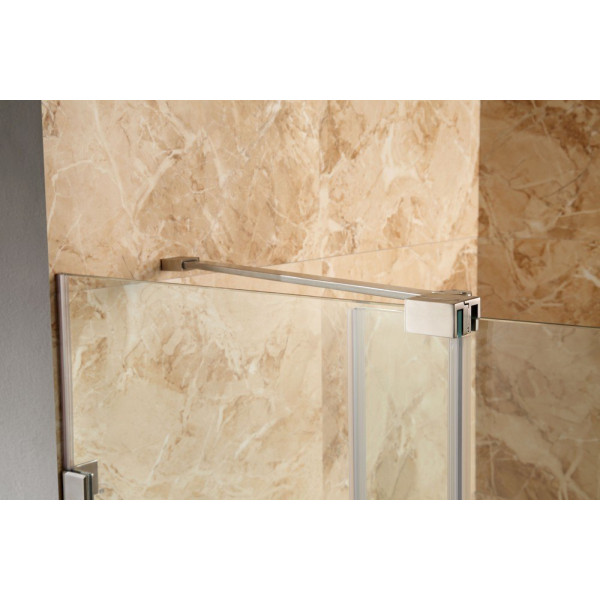 ANZZI SD-AZ03BBH Chief Frameless Single Sliding Shower Door With Handle