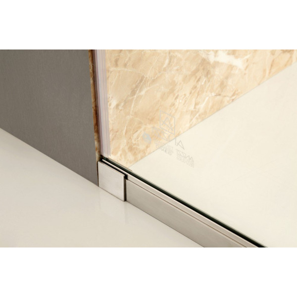 ANZZI SD-AZ03BBH Chief Frameless Single Sliding Shower Door With Handle