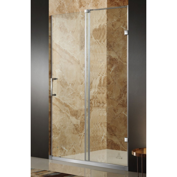 ANZZI SD-AZ03BBH Chief Frameless Single Sliding Shower Door With Handle