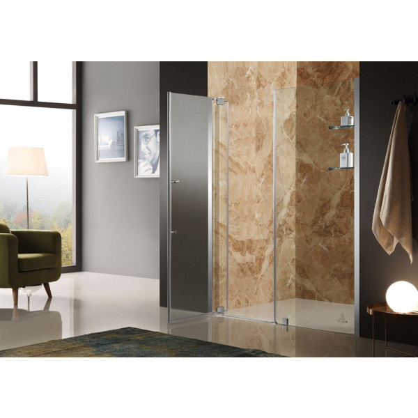 ANZZI SD-AZ04A-L Duke Semi-Frameless Pivot Shower Door With Left Side Door