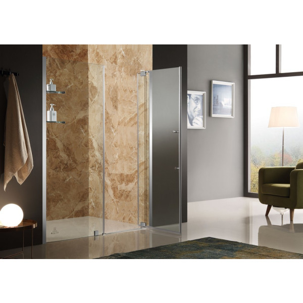ANZZI SD-AZ04B-R Duke Semi-Frameless Bath Shower Door With Right Side Door
