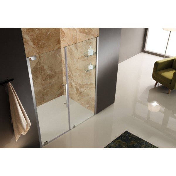 ANZZI SD-AZ04B-L Duke Semi-Frameless Shower Door With Left Side Door