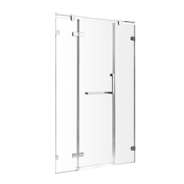ANZZI SD-AZ35CH Emperor Series Semi-Frameless Hinged Bathroom Shower Door
