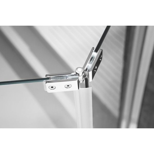 ANZZI SD-AZ40 Rampart Reversible Side Framed Hinged Bi-Fold Shower Door