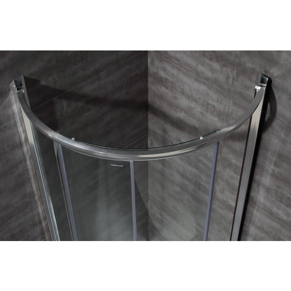 Aston Global SD908-..-40-5 Semi-Frameless Round Sliding Shower Enclosure