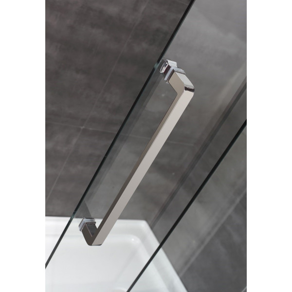 Aston Global SDR976-TR-..-60-10-R +Sliding Shower Door w/ Right Shower Base
