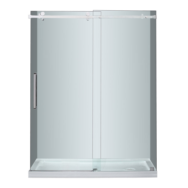 Aston Global SDR976-TR-..-60-10-R +Sliding Shower Door w/ Right Shower Base