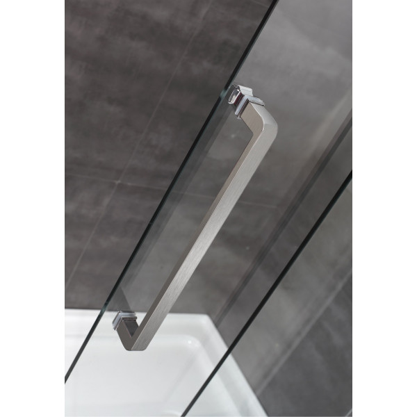 Aston Global SDR976-TR-..-60-10-R +Sliding Shower Door w/ Right Shower Base