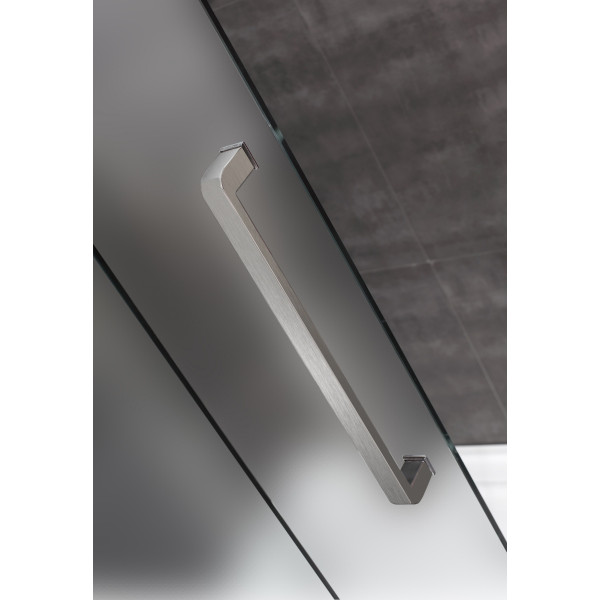 Aston SDR976F-..-60-10 Moselle Frameless Frosted Glass Sliding Shower Door