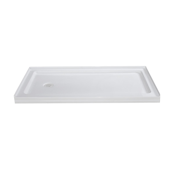 Aston SDR976F-TR-..-48-10-L Moselle Sliding Shower Door w/ Left Shower Base