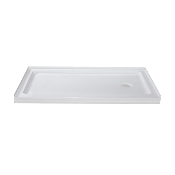 Aston SDR976F-TR-..-48-10-R Moselle Sliding Shower Door w/ Right Drain Base