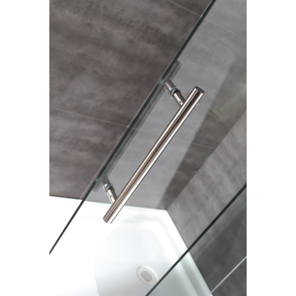 Aston SDR978-TR-..-72-10-R Langham Sliding Shower Door w/ Right Drain Base