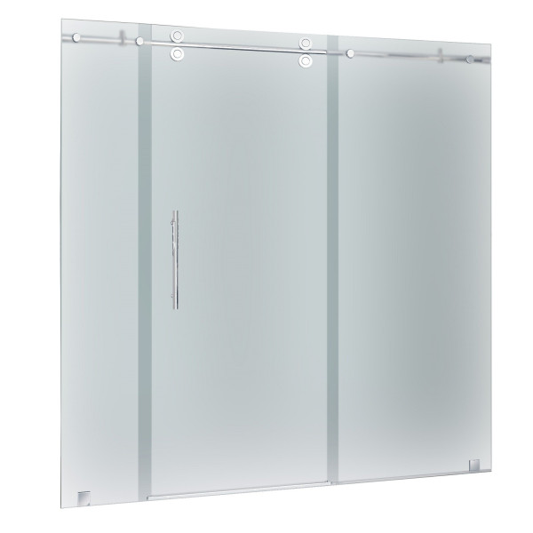Aston Global SDR978F-..-72-10 Frameless Frosted Glass Sliding Shower Door