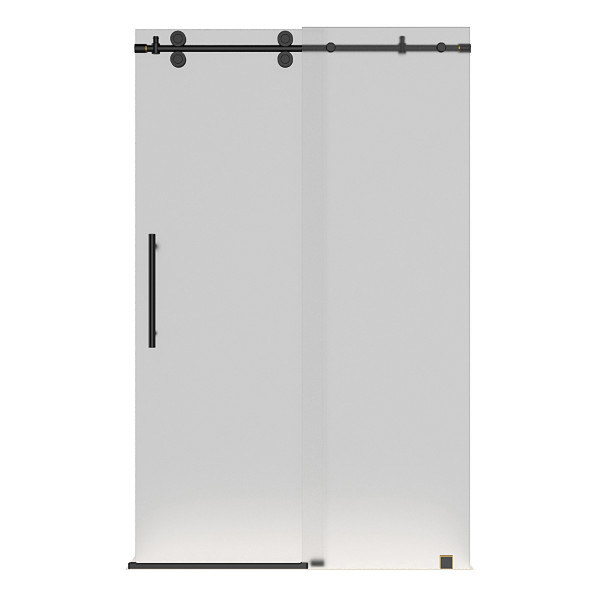 Aston SDR978F-..-48-10 Langham Frameless Frosted Glass Sliding Shower Door