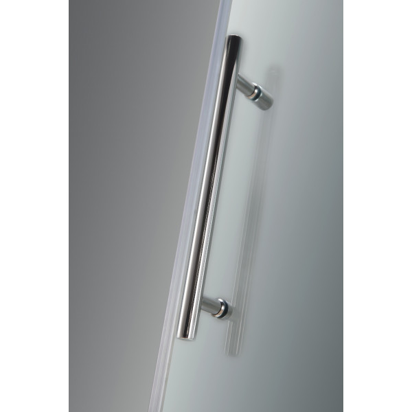 Aston SDR978F-TR-..-48-10-L Langham Frosted Shower Door w/ Shower Left Base
