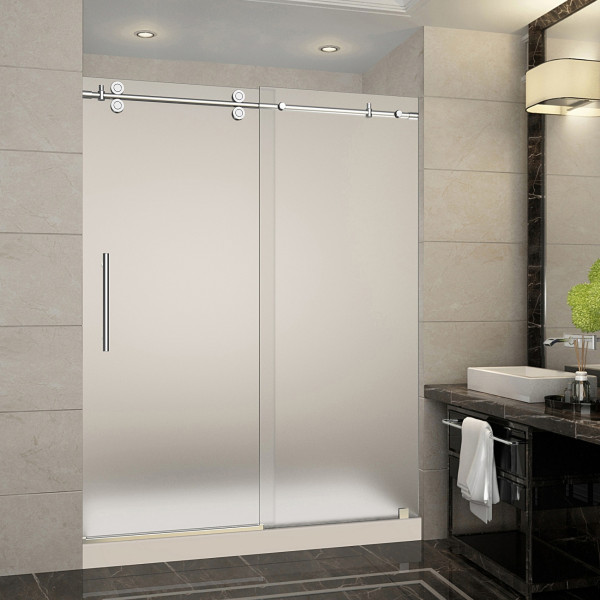 Aston Global SDR978F-TR-..-60-10-L Langham Shower Door With Left Drain Base