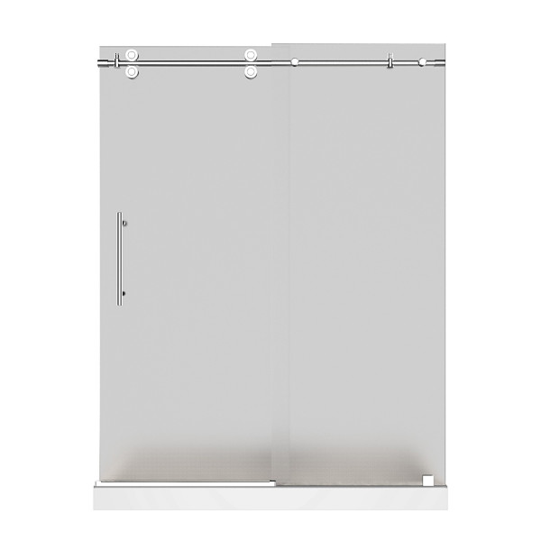 Aston SDR978F-TR-..-60-10-M Langham Glass Shower Door w/ Shower Right Base