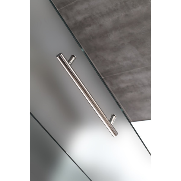 Aston SDR978F-TR-..-60-10-R Langham Frosted Shower Door With Center Base