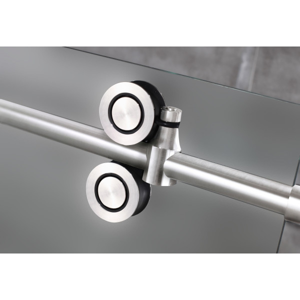 Aston SDR978F-TR-..-60-10-M Langham Glass Shower Door w/ Shower Right Base