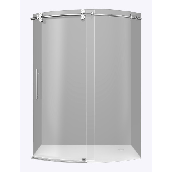 Aston SDR981-..-60-8-L ZenArch Bowfront Left Opening Sliding Shower Door