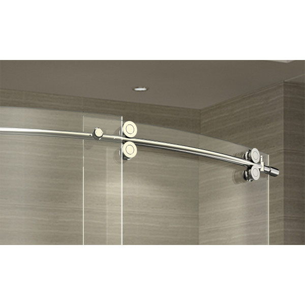Aston SDR981-TRL-..-60-8-R ZenArch Shower Door Right Hand Opening With Left Drain Base