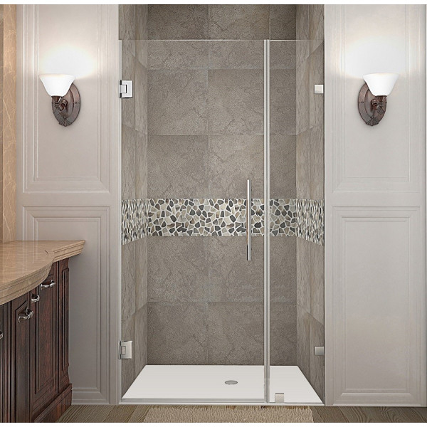 Aston Global SDR985-..-35-10 Nautis Completely Frameless Hinged Shower Door