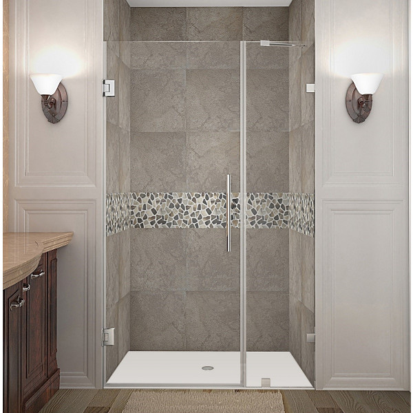 Aston Global SDR985-..-40-10 Nautis Completely Frameless Hinged Shower Door