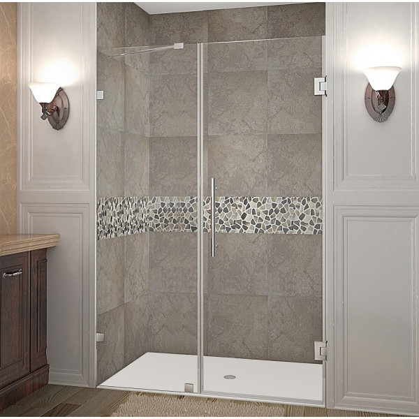 Aston Global SDR985-..-49-10 Nautis Completely Frameless Hinged Shower Door