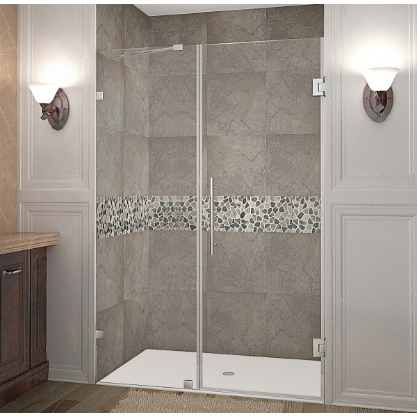 Aston Global SDR985-..-50-10 Nautis Completely Frameless Hinged Shower Door