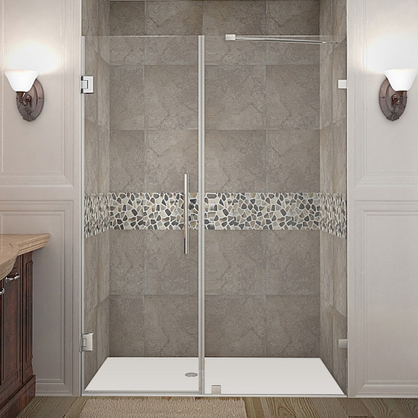 Aston Global SDR985-..-52-10 Nautis Completely Frameless Hinged Shower Door