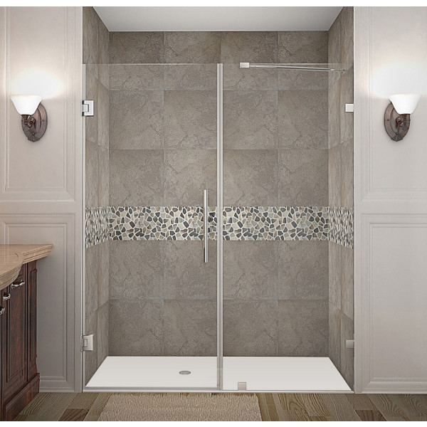 Aston Global SDR985-..-63-10 Nautis Completely Frameless Hinged Shower Door