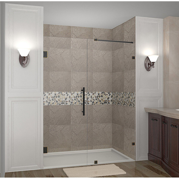 Aston Global SDR985-..-51-10 Nautis Completely Frameless Hinged Shower Door