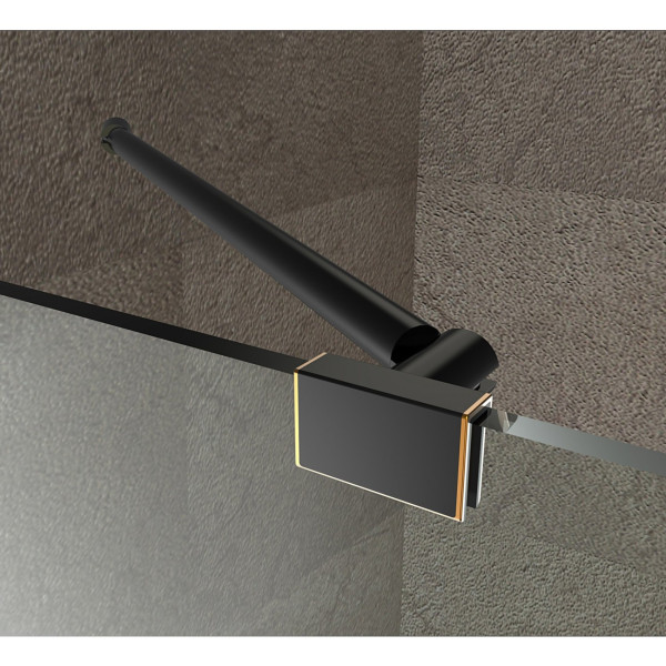 Aston Global SDR985-..-64-10 Nautis Completely Frameless Hinged Shower Door