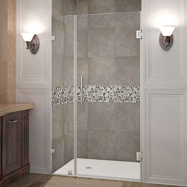 Aston Global SDR985-..-32-10 Nautis Completely Frameless Hinged Shower Door