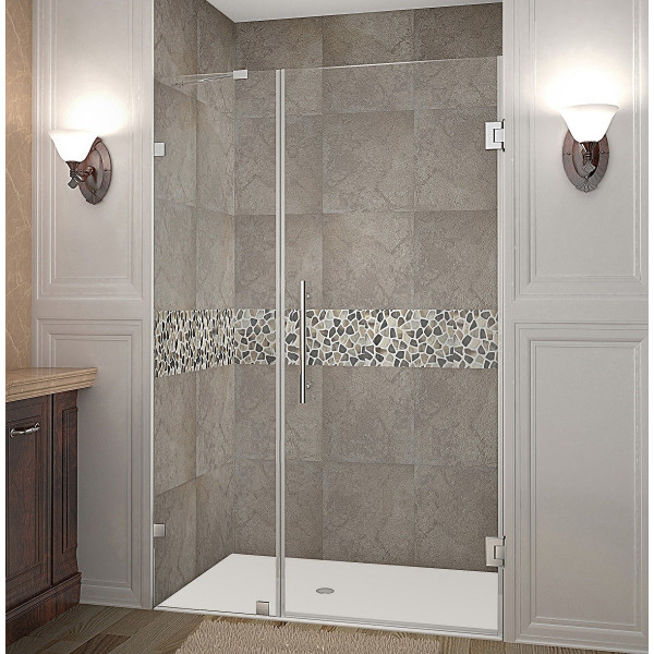 Aston Global SDR985-..-39-10 Nautis Completely Frameless Hinged Shower Door