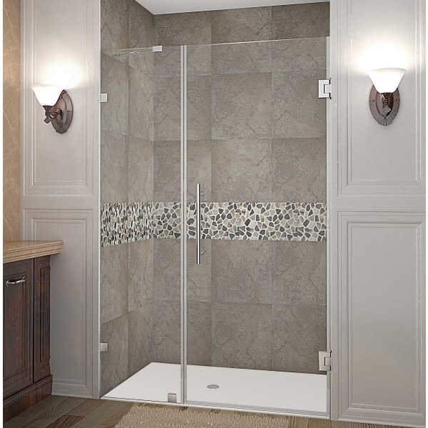 Aston Global SDR985-..-40-10 Nautis Completely Frameless Hinged Shower Door