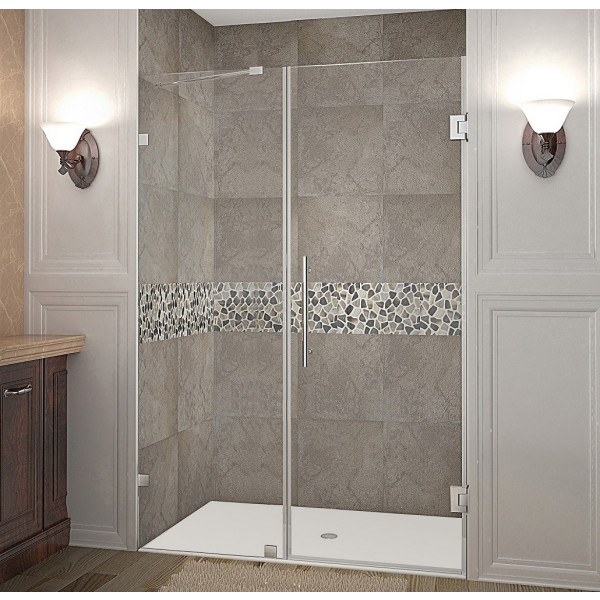 Aston Global SDR985-..-51-10 Nautis Completely Frameless Hinged Shower Door
