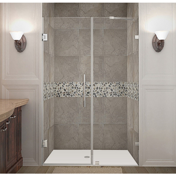 Aston Global SDR985-..-51-10 Nautis Completely Frameless Hinged Shower Door