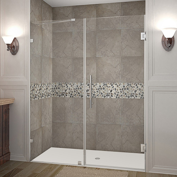 Aston Global SDR985-..-60-10 Nautis Completely Frameless Hinged Shower Door